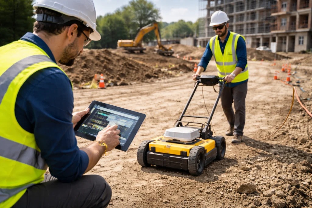 GPR SURVEY GEOTECHNICAL INVESTIGATION PILING AT AMARAVATI ANDHRA PRADESH